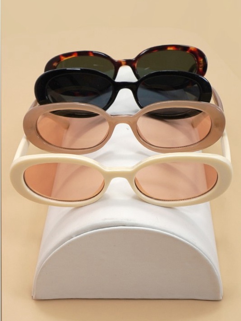 RETRO 90s OVAL ACETATE FRAME UV400 EYEWEAR
SUNGLASSES Tortoiseshell - Picture 3 of 3